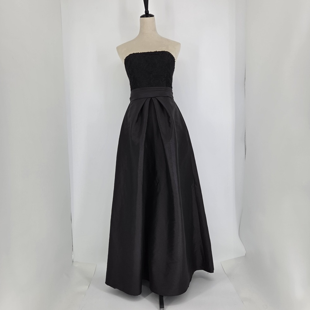 Womens Lace Formal Dress Size 10 Bridal Wedding Party Glam Coquette Fairy Black